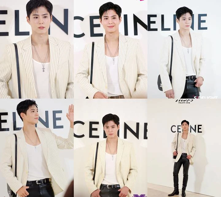 Park Bo Gum Tampil Beda dengan Riasan Mencolok di Event CELINE