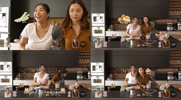 Nikita Willy dan Sang Adik Beri Jawaban di Luar Nalar Kala Ditanya Nama Bumbu Dapur