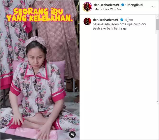 Denise Chariesta Rangkum Perjuangan Jadi Ibu Tanpa Sosok Suami
