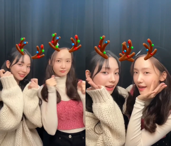 Yoona SNSD dan Karina aespa Viral Usai Challenge \'Jingle Bell Rock\' Bersama
