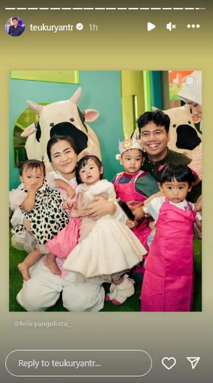 Teuku Ryan Pajang Potret Cantik Putri Ria Ricis usai Klarifikasi Soal Celia Thomas