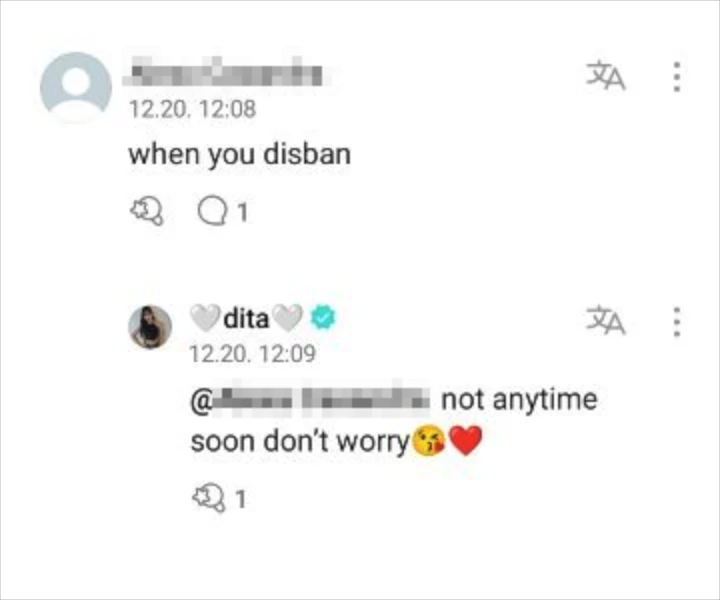 Dita Karang Ladeni Hater Secret Number dengan Cara Berkelas