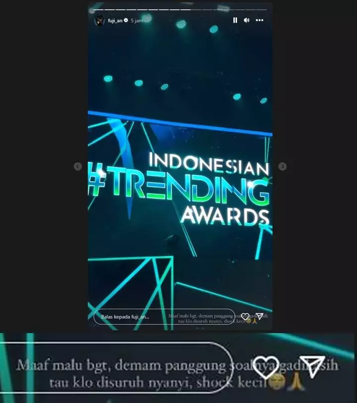 Fuji An Buka Suara setelah Aksi Nyanyi di TV Tuai Kritikan