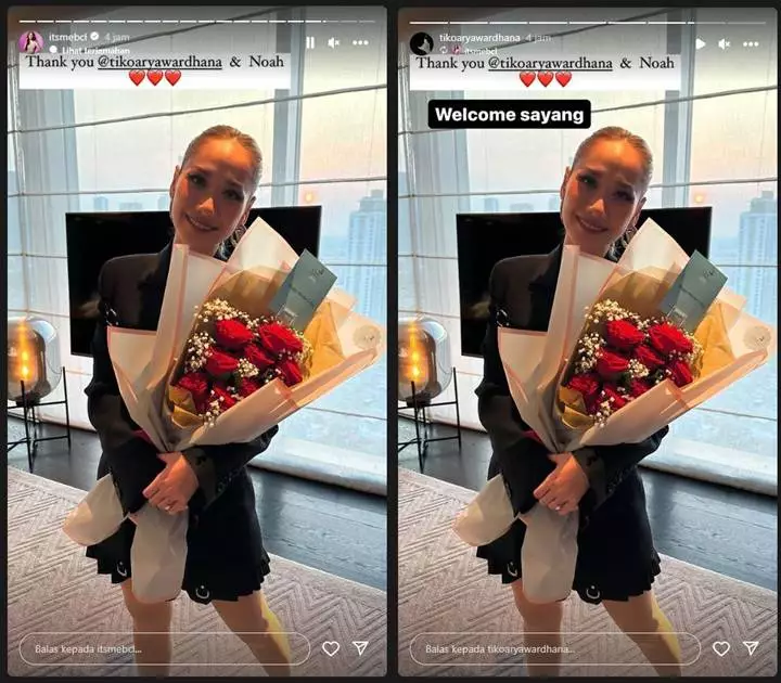 BCL Pamer Hadiah Manis dari Tiko Aryawardhana dan Noah di Hari Ibu