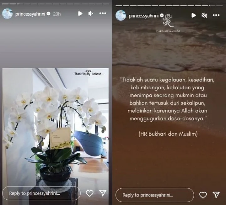 Syahrini Unggah Postingan Tentang Kesedihan