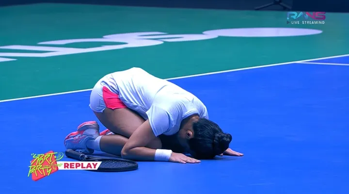 Yura Yunita Sujud Syukur Usai Bantai Luna Maya di Sport Party 2023