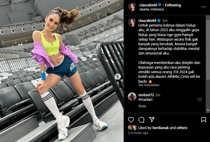 Cinta Laura Bagikan Resolusi Inspiratif untuk Tahun 2024