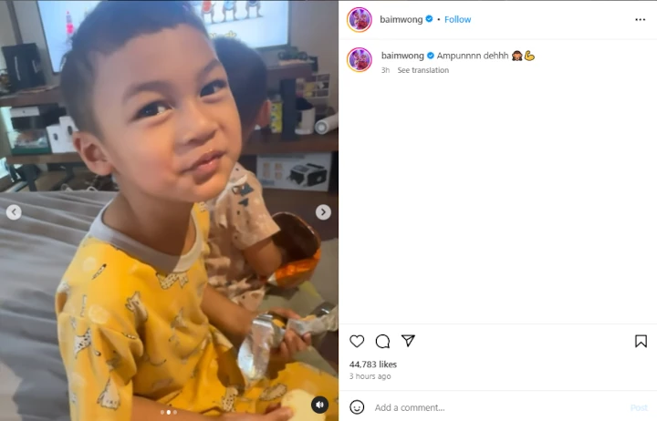 Baim Wong Tunjukkan Kondisi Memprihatinkan Kuku Kaki Kiano