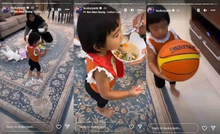 Teuku Ryan Momong Anak Ria Ricis Sendirian