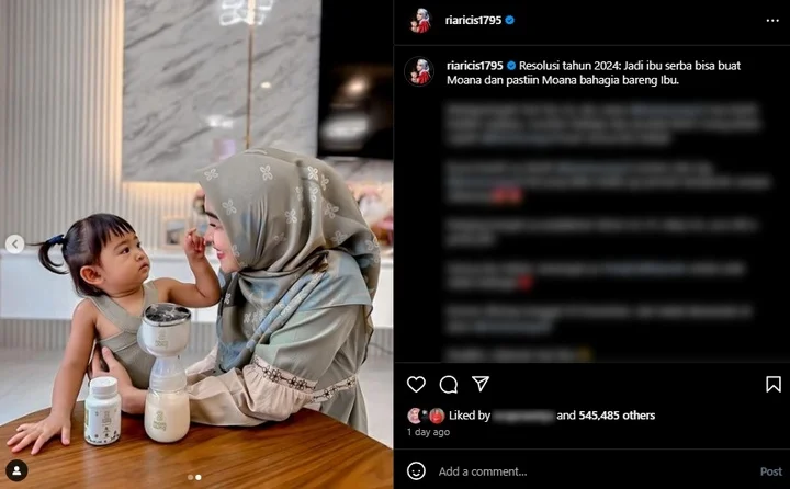Ria Ricis Beber Resolusi 2024