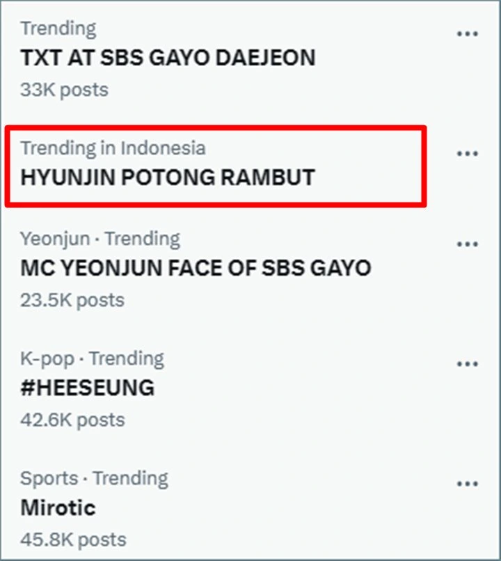 Hyunjin Stray Kids Trending Usai Pamer Rambut Baru di SBS Gayo Daejeon 2023