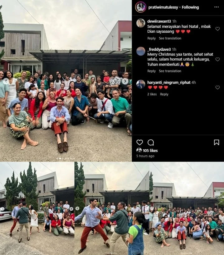 Reza Rahadian Bahagia Ikut Rayakan Natal Bareng Keluarga Tercinta meski Diketahui Beda Agama