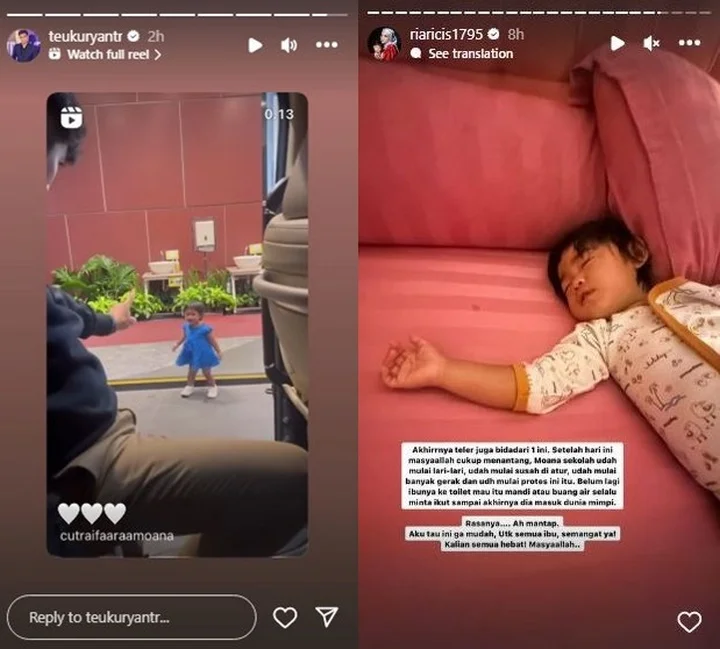 Teuku Ryan Isyaratkan Rindu Anak, Ria Ricis Asyik Curhat