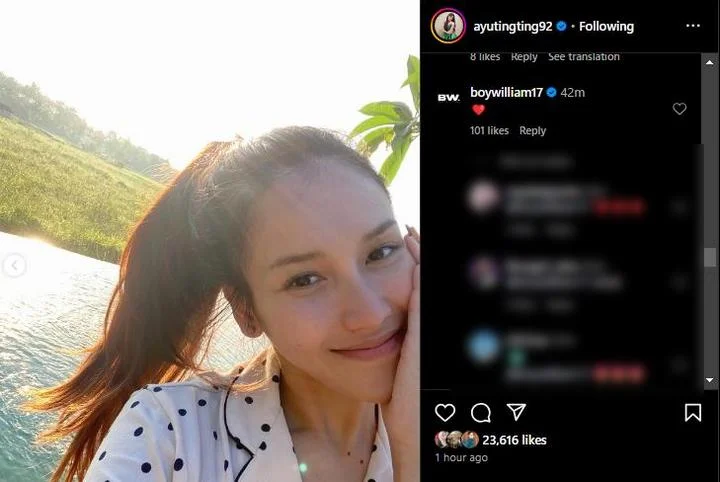 Boy William Komentari Potret Ayu Ting Ting
