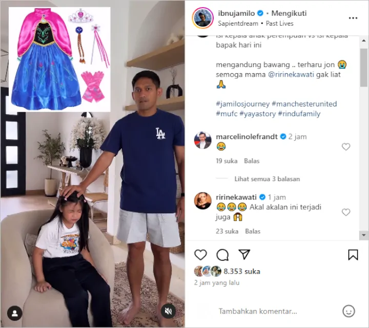 Ibnu Jamil Ajak Putri Ririn Ekawati Baca Pikiran Satu Sama Lain