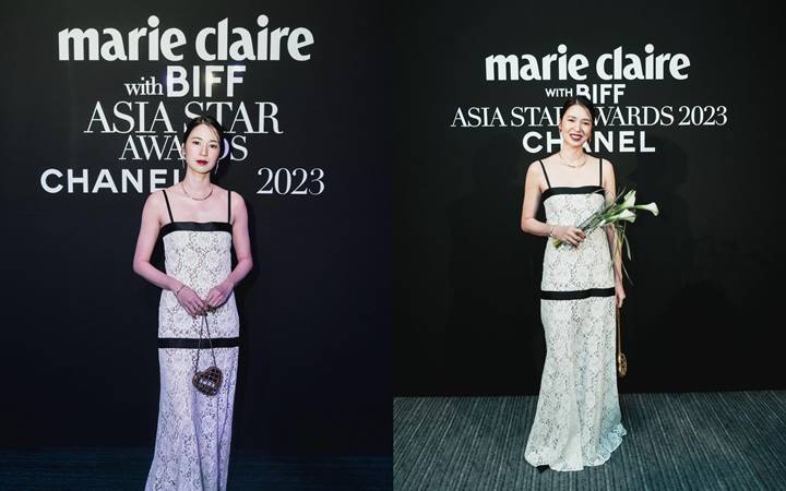 Laura Basuki di Acara Marie Claire Asia Star Awards 2023