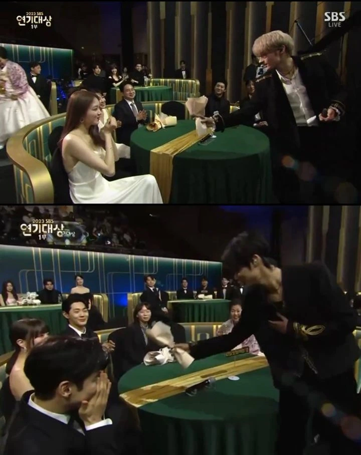 SBS Drama Awards 2023: TXT Beri Kejutan untuk Lee Sung Kyung dan Pyo Ye Jin