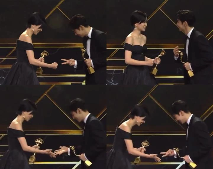 Kim Tae Ri dan Lee Je Hoon Pancarkan Chemistry Tak Terduga Saat Raih Daesang SBS Drama Awards 2023