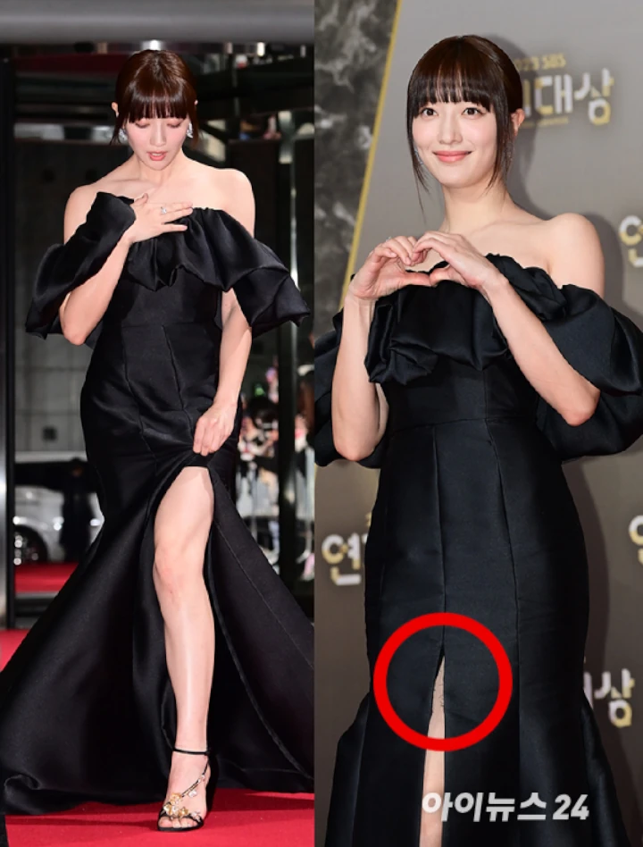 Pyo Ye Jin Ternyata Alami Wardrobe Malfunction di SBS Drama Awards 2023