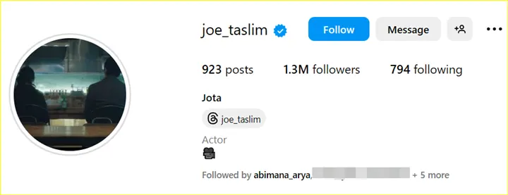 Joe Taslim menunjukkan bela sungkawa ke Lee Sun Kyun