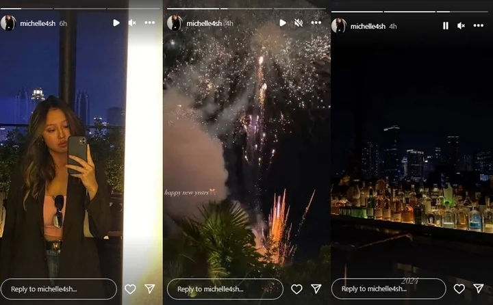 Putri Pinkan Mambo Rayakan Pesta Tahun Baru