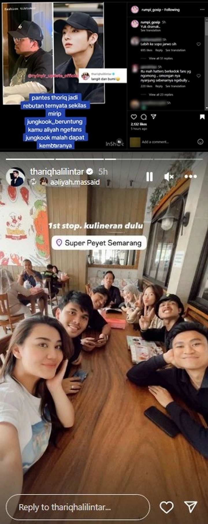 Thariq Hallilintar Dipuji Seganteng Jungkook BTS
