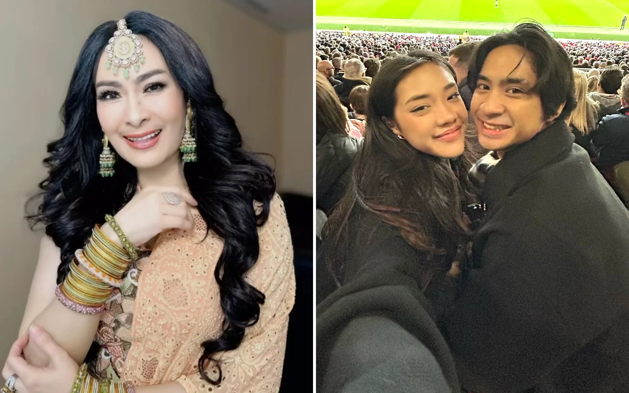 Iis Dahlia Asyik Liburan ke Inggris Bareng Pacar Devano Danendra