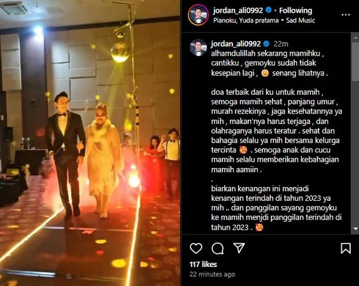 Jordan Ali Ungkap Pesan Perpisahan ke Ibu Virgoun