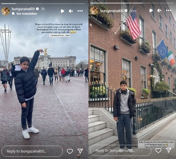 Bunga Zainal Manifesting Jadi Besan Pangeran William