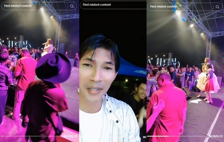 Pinkan Mambo Perform Ditemani Arya Khan