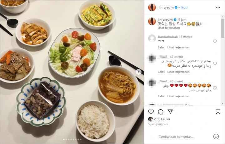 Jin A Reum Pamer Makan Berdua dengan Nam Goong Min di Tengah Rumor Orang Ketiga
