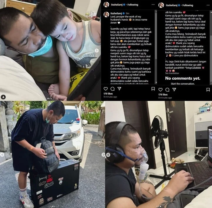 Sheila Marcia Ungkap Kondisi Suami yang Jatuh Sakit