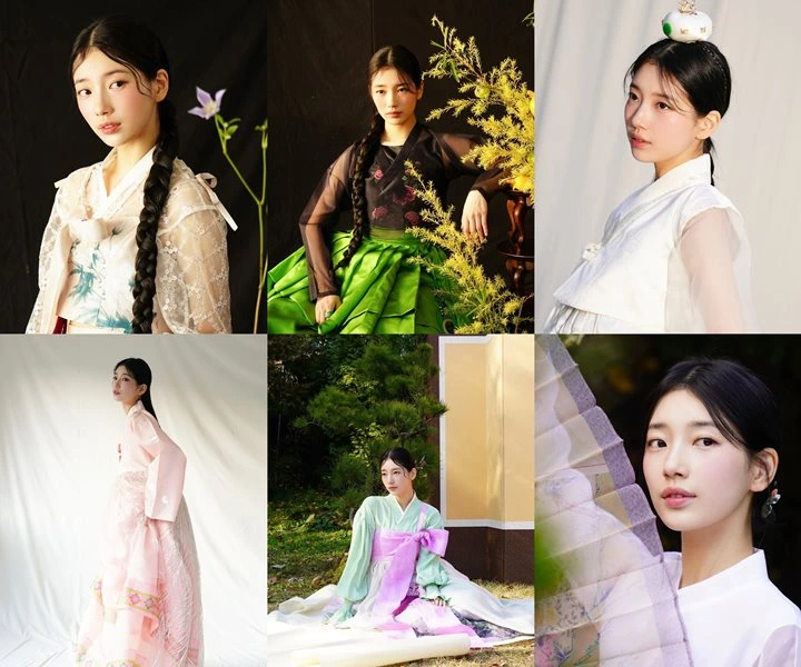 Bae Suzy Pancarkan Vibe Bak Peri di BTS Pemotretan dengan Hanbok
