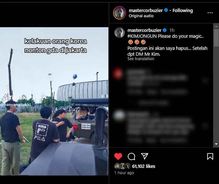 Deddy Corbuzier Soroti Oknum Perusuh di GDA 2024