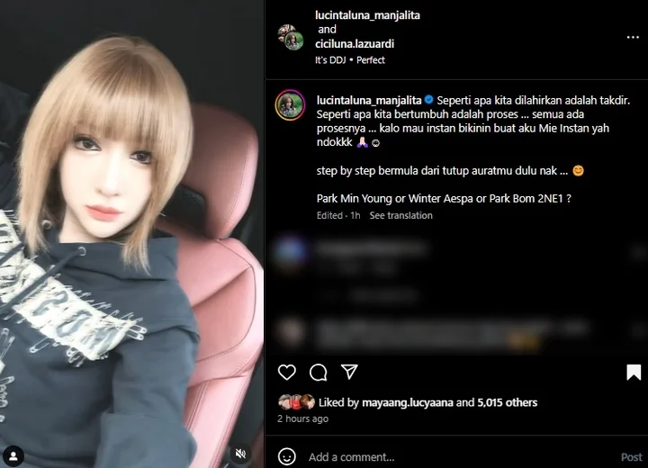 Lucinta Luna Bicara Soal Takdir
