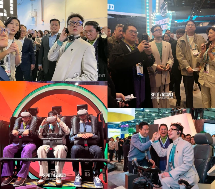 G-Dragon Asyik Ikut CEO Agensi Baru Nikmati Event di AS