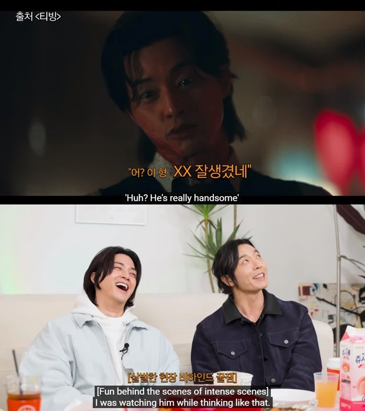Kim Jae Wook Salfok Ketampanan Kim Ji Hoon saat Syuting Adegan Berdarah \'Death\'s Game\'