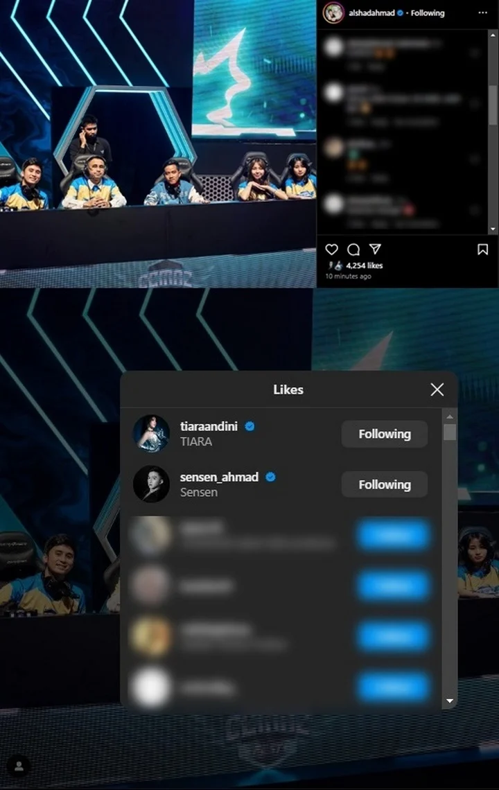 Tiara Andini Gercep Likes Foto Alshad Ahmad