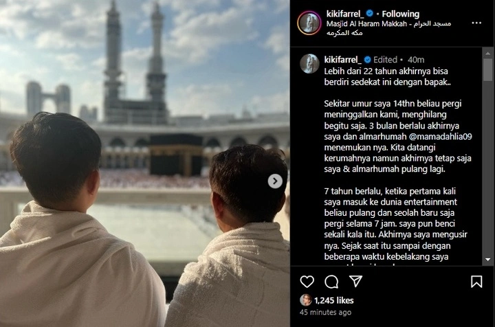Kiki Farrel Curhat Soal Ayah