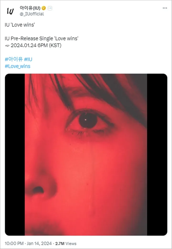 IU Bocorkan Makna Indah Lagu \'Love Wins\' yang Diduga Dibintangi V BTS