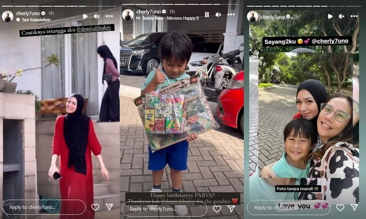 Cherly Juno dan Donita Asyik Nongkrong Bareng