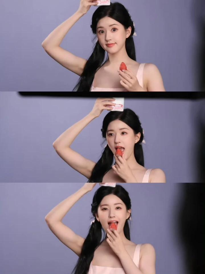 Jang Wonyoung IVE Diduga Kena Ejek Aktris Zhao Lusi Perkara Cara Makan Stroberi