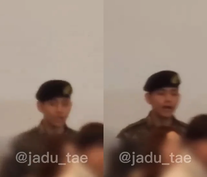 V BTS Nyanyikan Lagu Wajib Militer dengan Cara Imut
