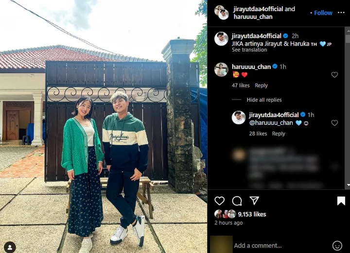 Jirayut dan Haruka Eks JKT48 Diam-Diam Jadian?
