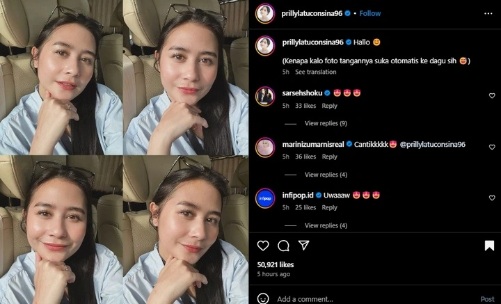 Prilly Latuconsia Ungkap Kebiasaan Unik