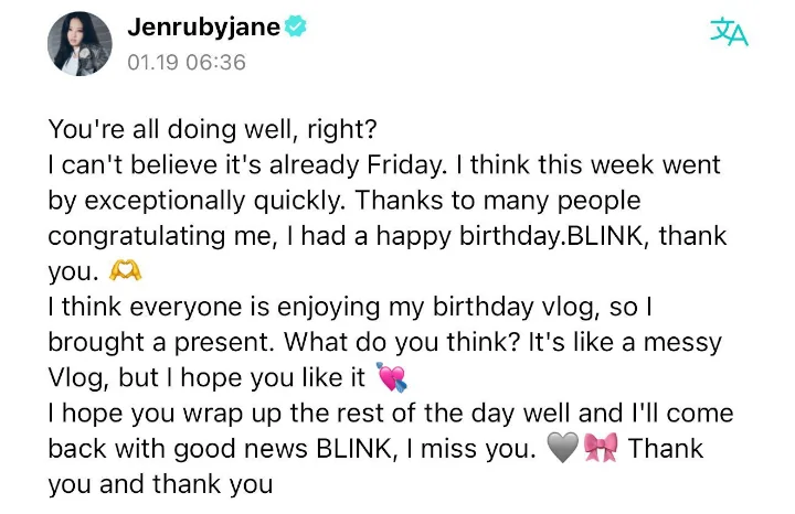 Jennie BLACKPINK Bawa Kabar Gembira setelah Terseret Rumor Pacari Juyeon THE BOYZ