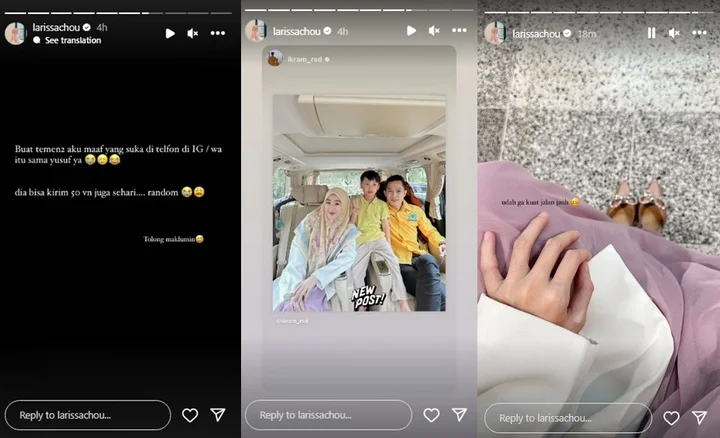 Larissa Chou Minta Maaf Secara Terbuka Gara-Gara Sang Putra