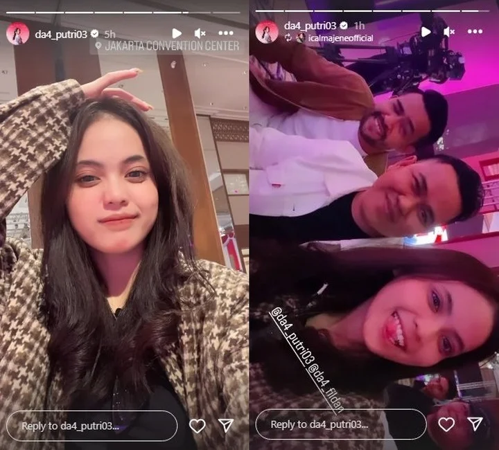 Putri Isnari DA Pamer Selfie