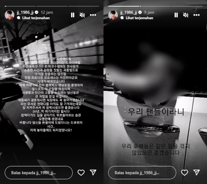 Kim Jaejoong Ancam Sasaeng Taxi usai Dikuntit selama 20 Tahun
