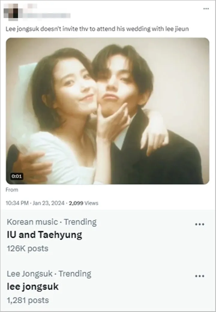 Lee Jong Suk Trending lantaran Tak Diundang ke \'Pernikahan\' IU dan V BTS